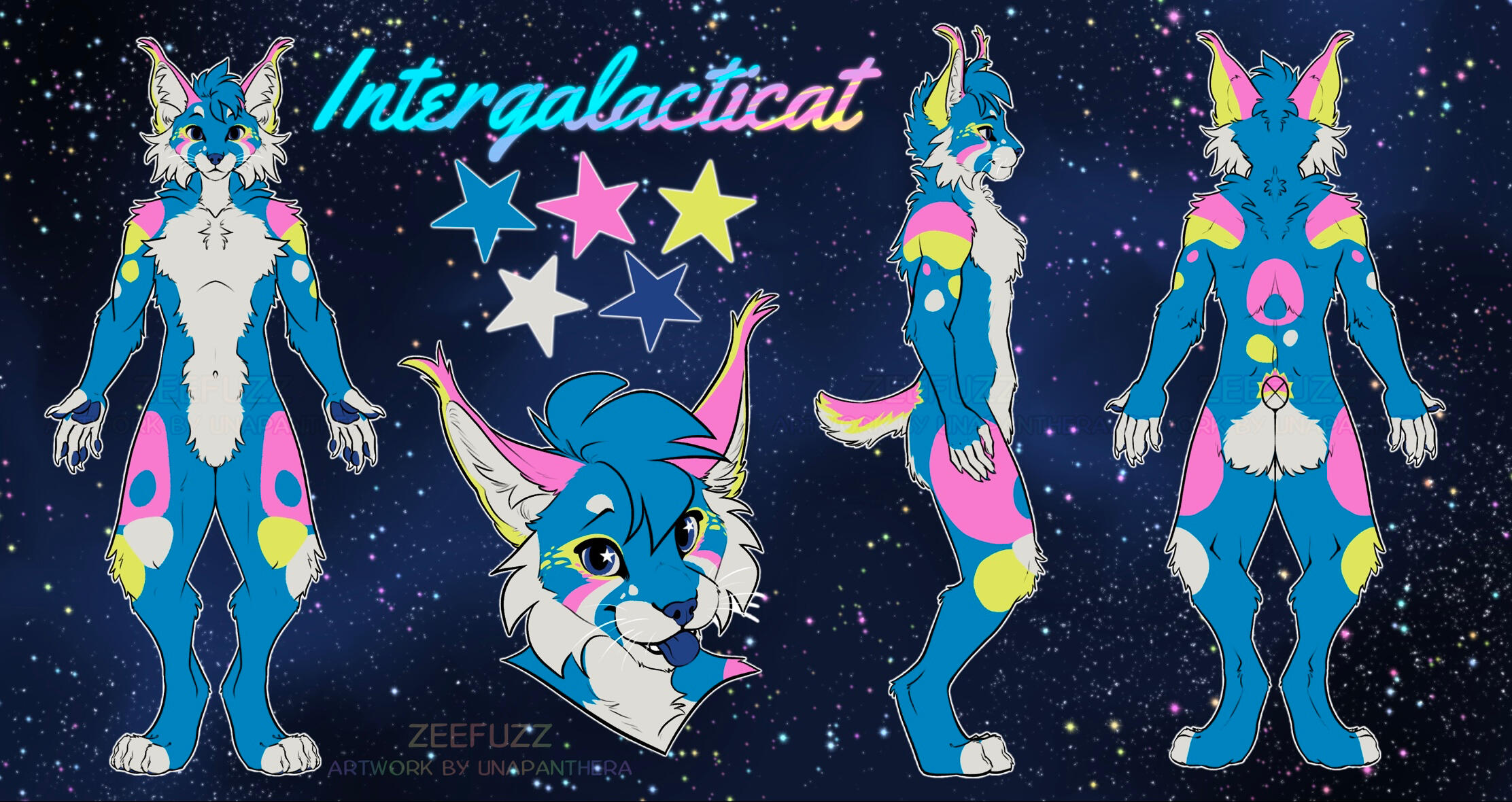 From pre-existing ref, additional full-body view, additional headshot