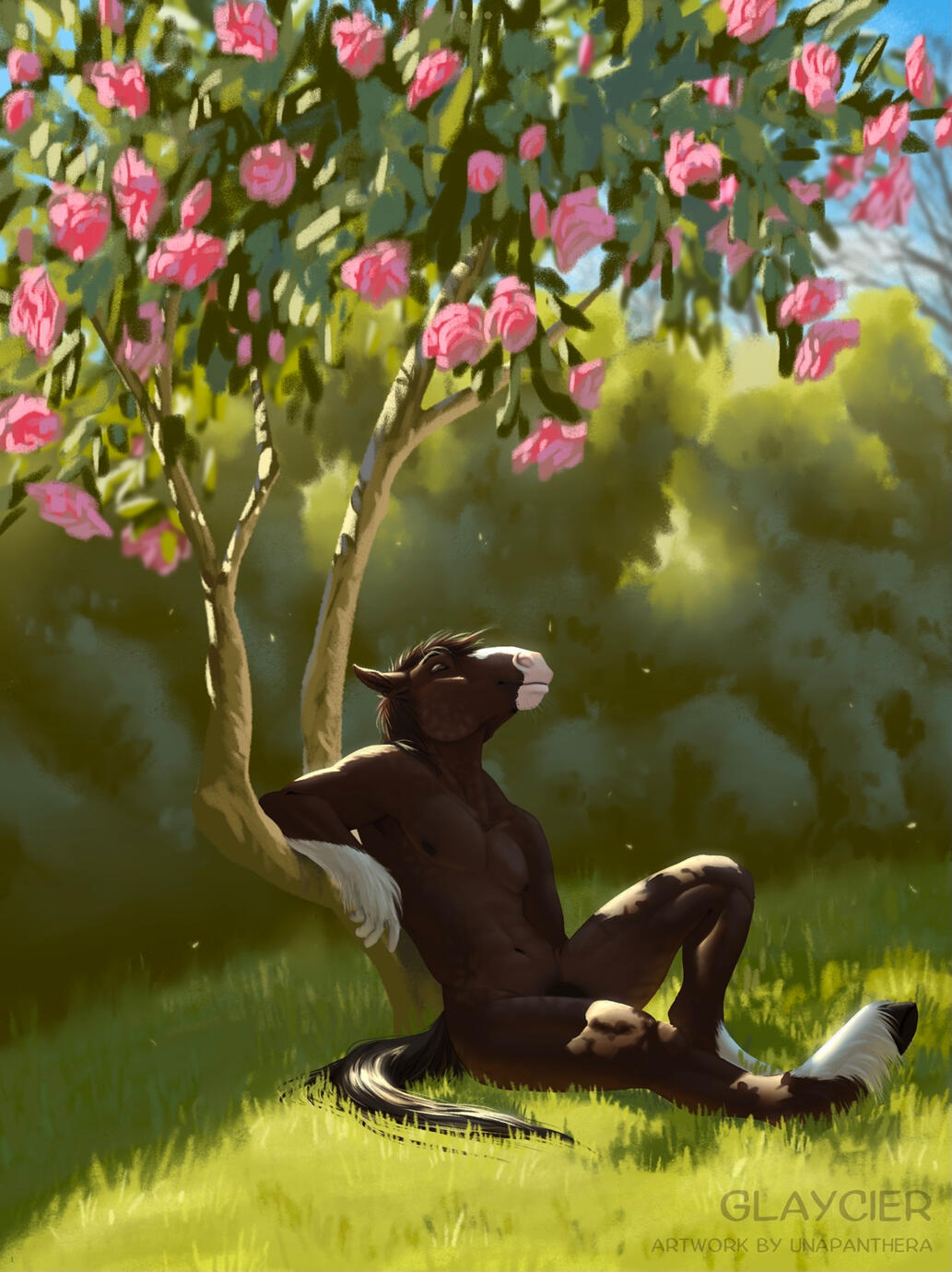 Painted illustration, £225 at current prices